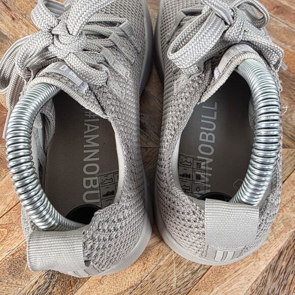 No Bull Trainers Gray Recs Knit Classic Lifting Gym Men Size 6 Women Size 7.5 - Picture 6 of 10